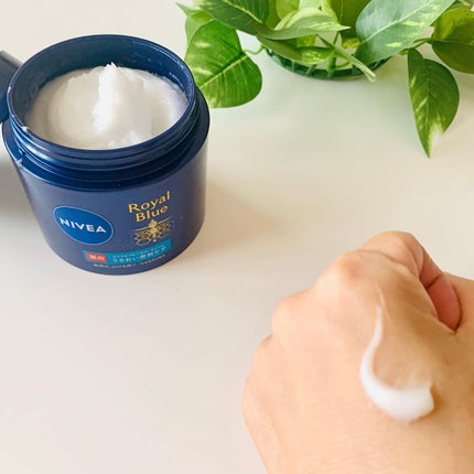 ニベア ロイヤルブルーボディクリーム うるおい密封ケア/ニベア/ボディクリームを使ったクチコミ(4枚目)
