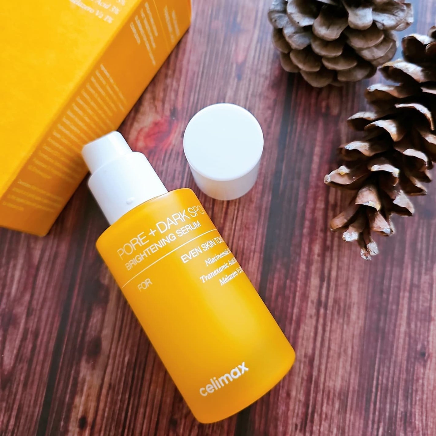 ポア ブライトニング シミケアセラム/celimax/美容液を使ったクチコミ(7枚目)