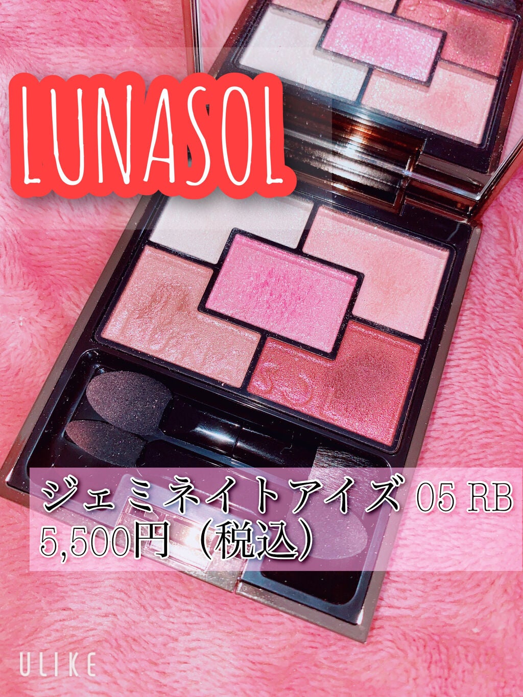 ジェミネイトアイズ N/LUNASOL/アイシャドウパレットを使ったクチコミ(1枚目)