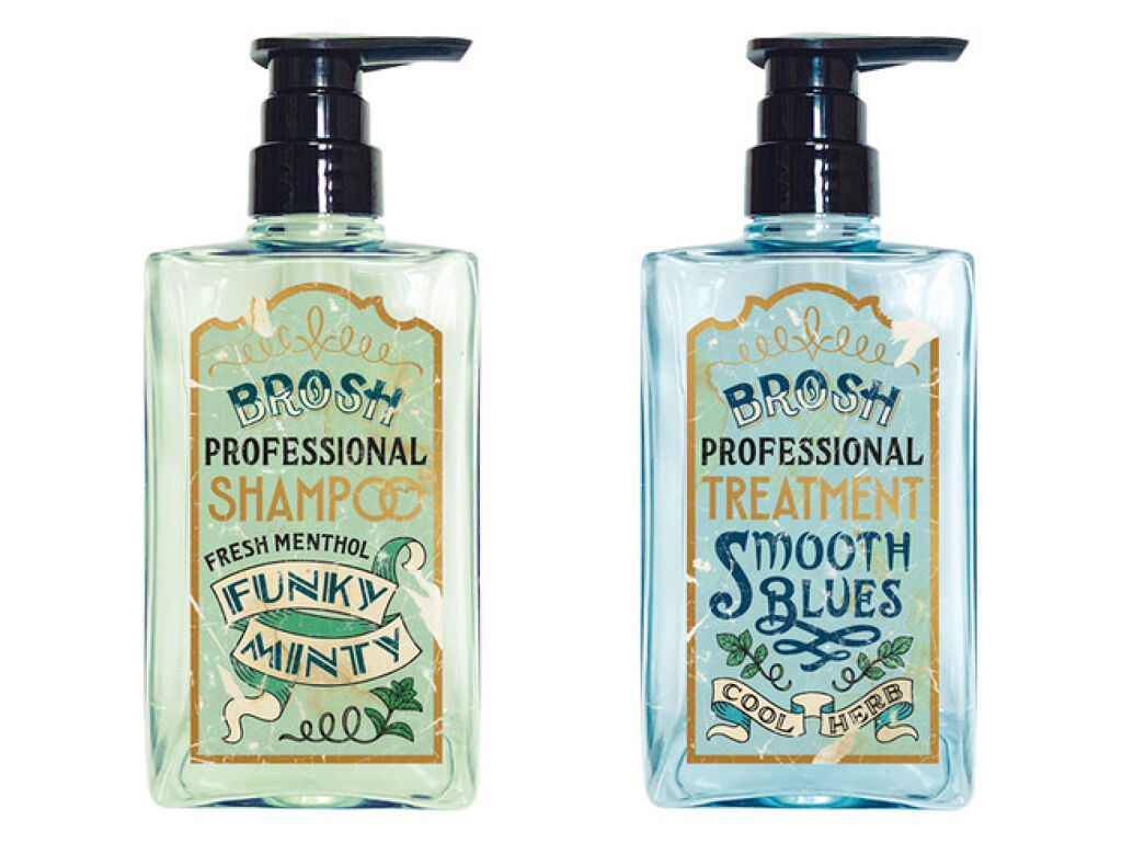 BROSH ブロッシュ シャンプー ファンキーミンティ／トリートメント スムースブルース