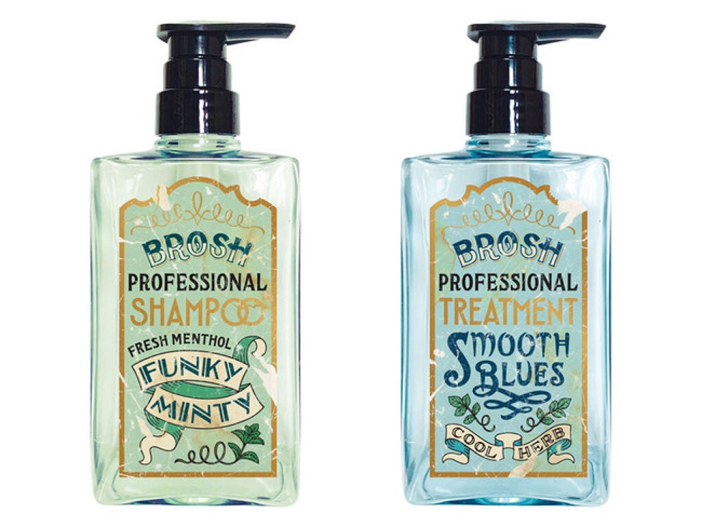 ブロッシュ シャンプー ファンキーミンティ/トリートメント スムースブルース BROSH