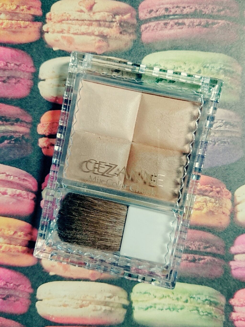 ミックスカラーチーク/CEZANNE/パウダーチークを使ったクチコミ(2枚目)