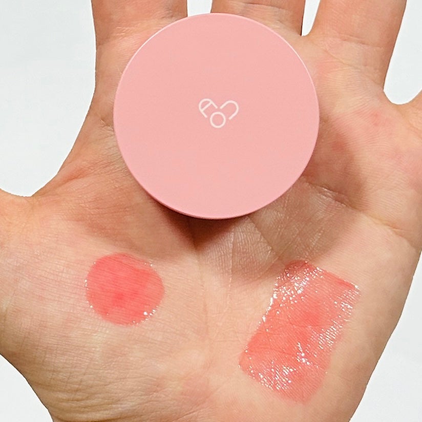 GLOWY TINT BALM/AOU/リップグロスを使ったクチコミ(2枚目)