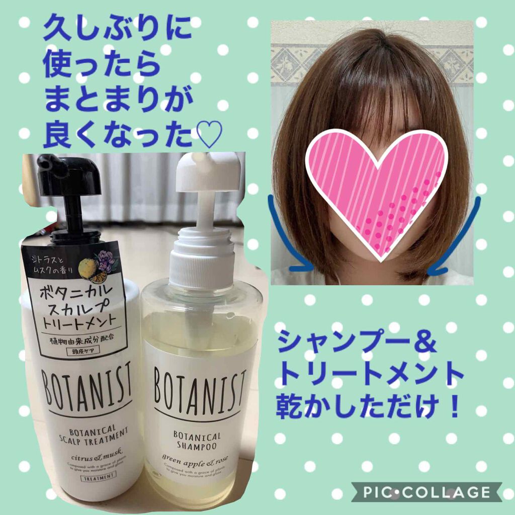 ボタニカルシャンプー／トリートメント(スムース) トリートメント/BOTANIST/シャンプー・コンディショナーを使ったクチコミ（1枚目）