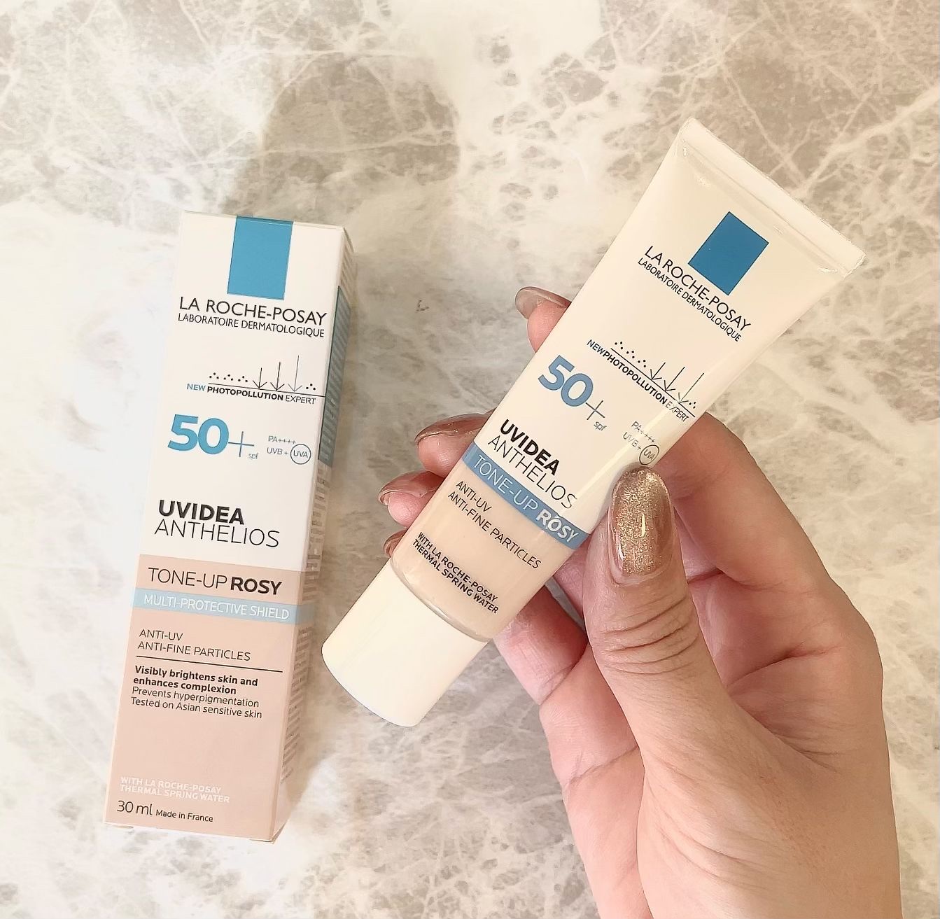 UVイデア XL プロテクショントーンアップ ローズ/ラ ロッシュ ポゼ/日焼け止めクリームを使ったクチコミ（1枚目）
