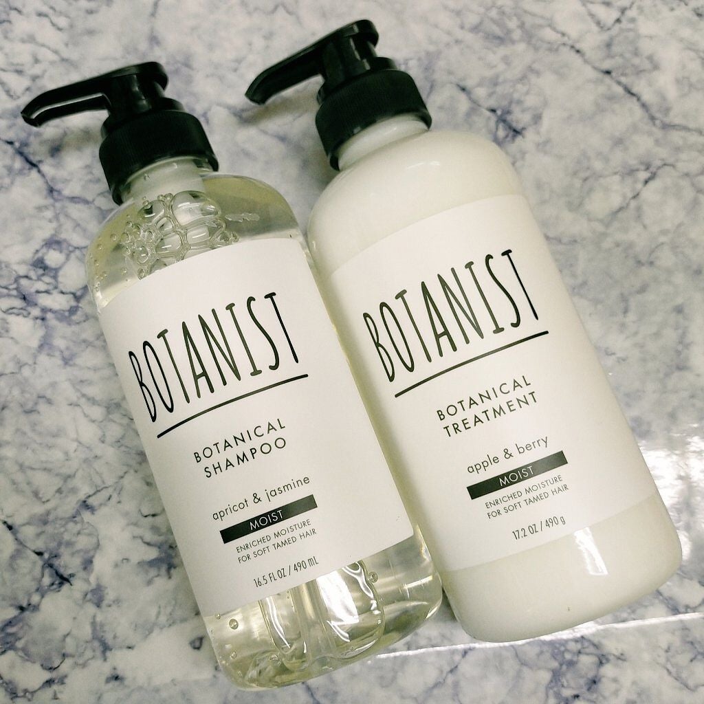 ボタニカルシャンプー/トリートメント(モイスト) /BOTANIST/シャンプー・コンディショナーを使ったクチコミ(1枚目)