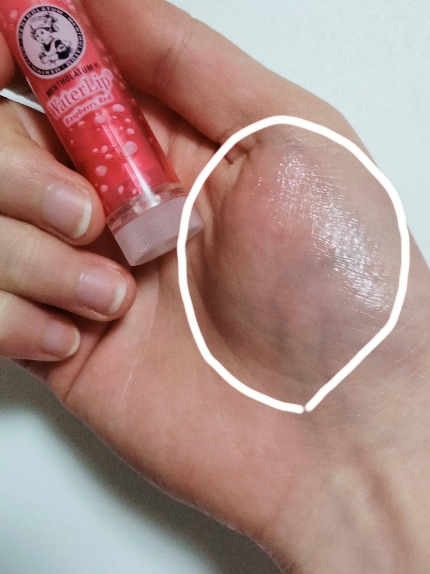 ウォーターリップ ほんのり色つき/メンソレータム/リップクリームを使ったクチコミ(3枚目)