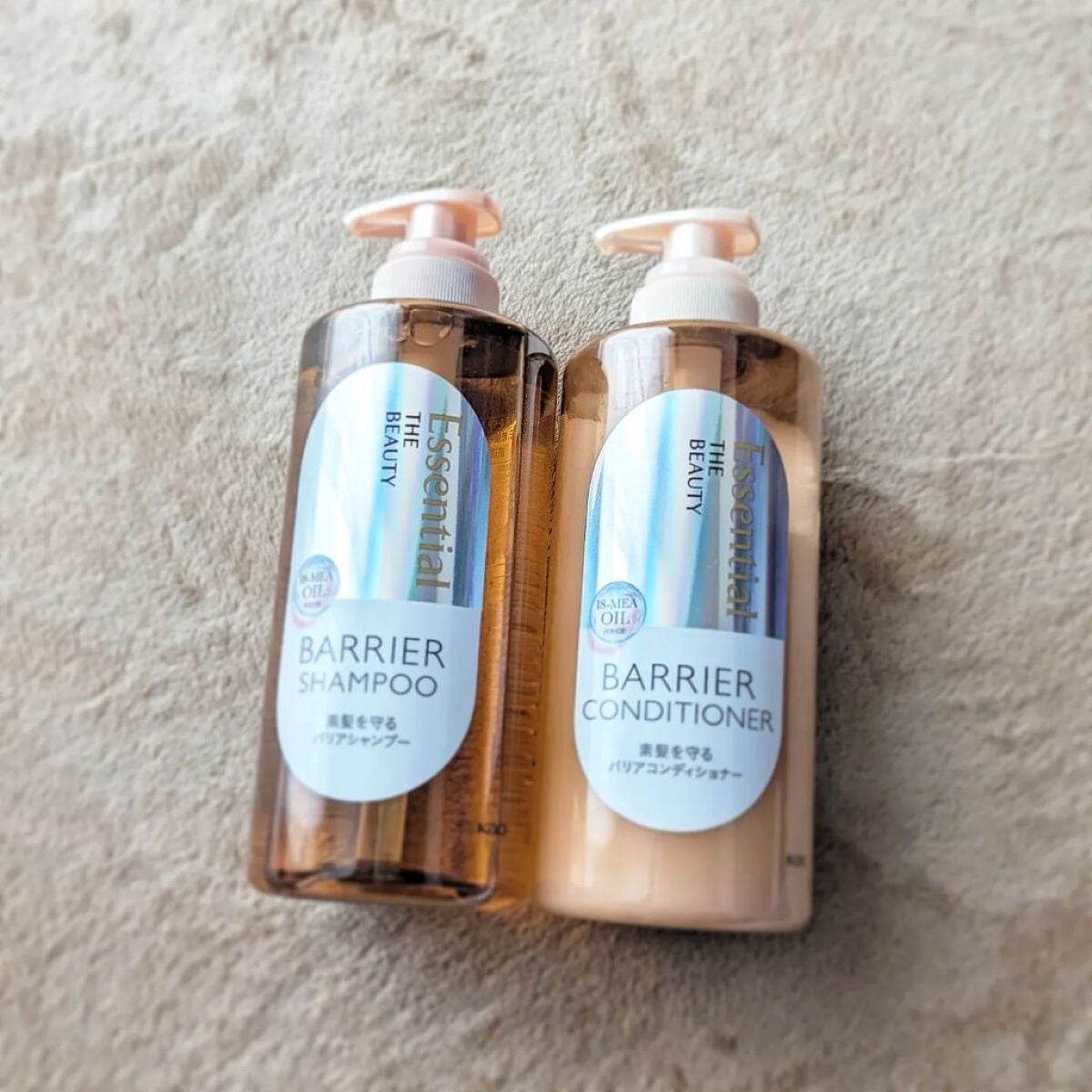 ザビューティ 髪のキメ美容素髪を守る バリアシャンプー/コンディショナー/エッセンシャル/シャンプー・コンディショナーを使ったクチコミ(1枚目)
