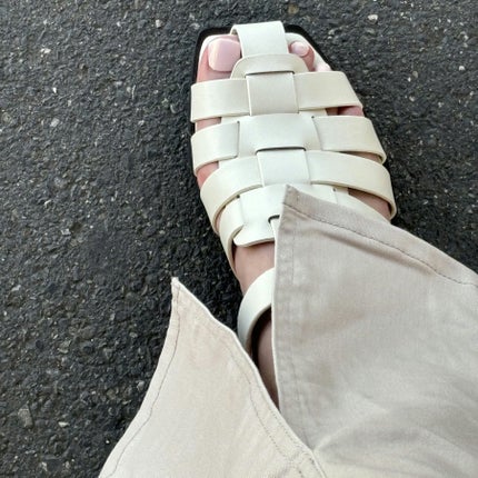 セミキュアジェルネイル(ペディキュア)/ohora/ネイルシールを使ったクチコミ(3枚目)