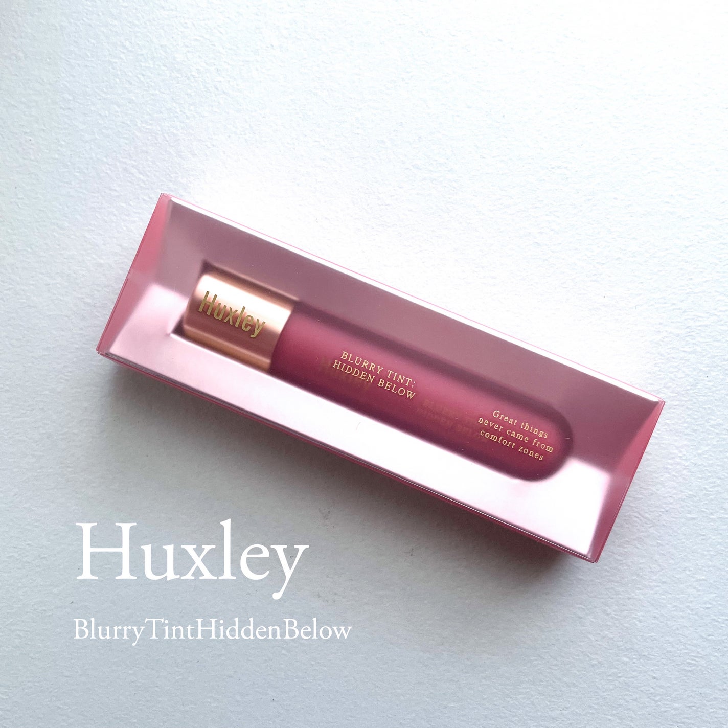 ブラーリーティント ヒドゥンビロウ/Huxley/リップティントを使ったクチコミ(1枚目)