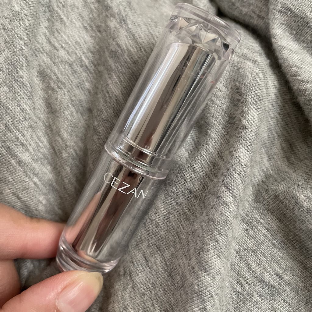 ラスティンググロスリップ/CEZANNE/口紅を使ったクチコミ（2枚目）