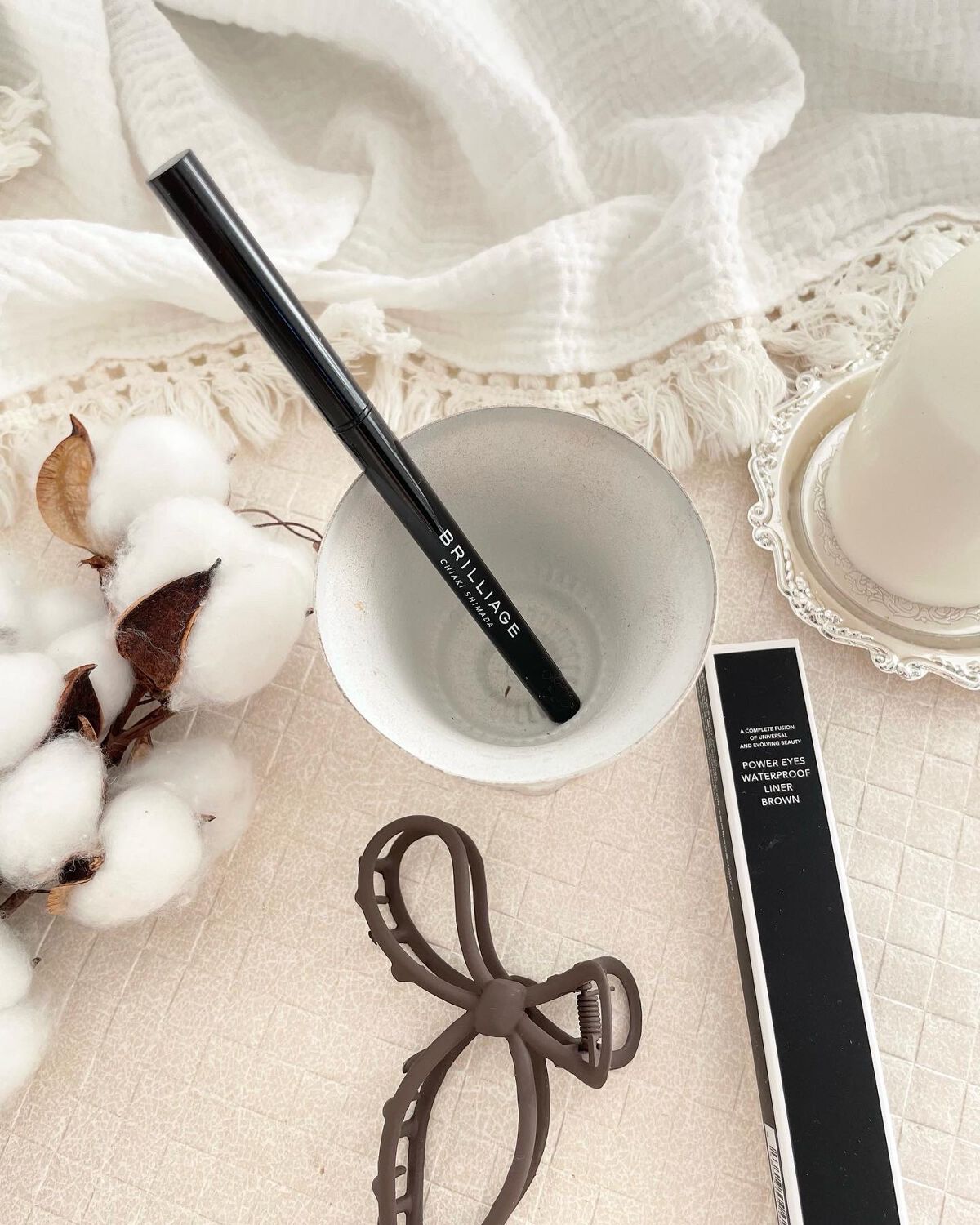 パワーアイズ ウォータープルーフライナー/ブリリアージュ/ペンシルアイライナーを使ったクチコミ(1枚目)
