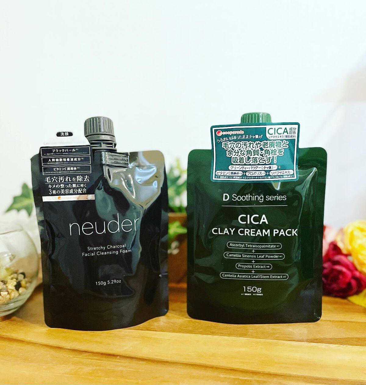 saya on LIPS 「✔️neuder糸引き炭洗顔フォーム150g¥878(税込)✔..」(1枚目)
