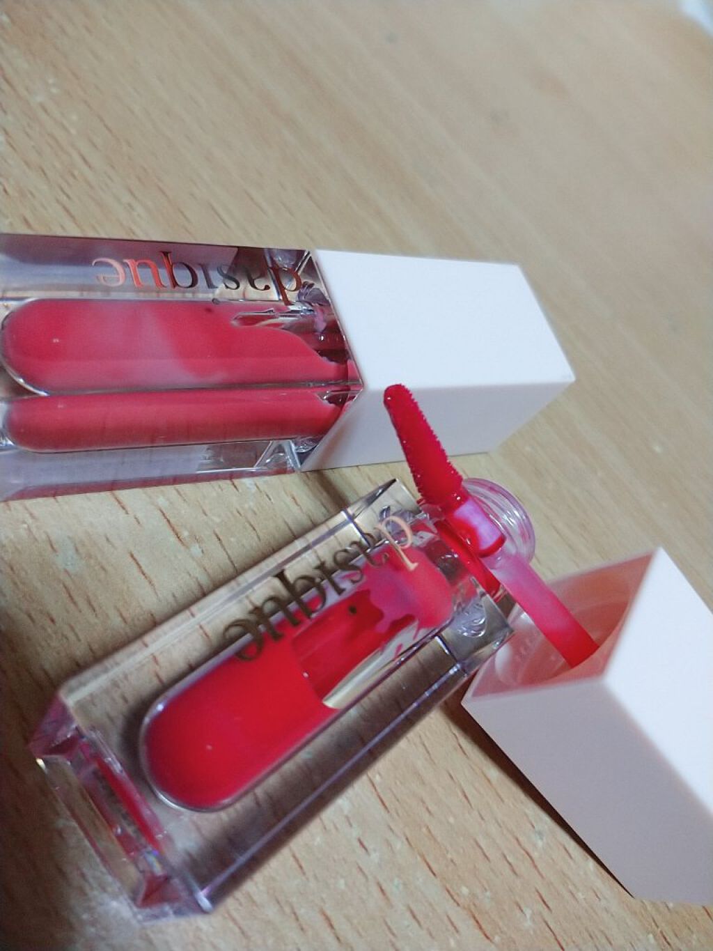 ウォーターグロスティント #03 Heart wave/dasique/リップティントを使ったクチコミ（1枚目）