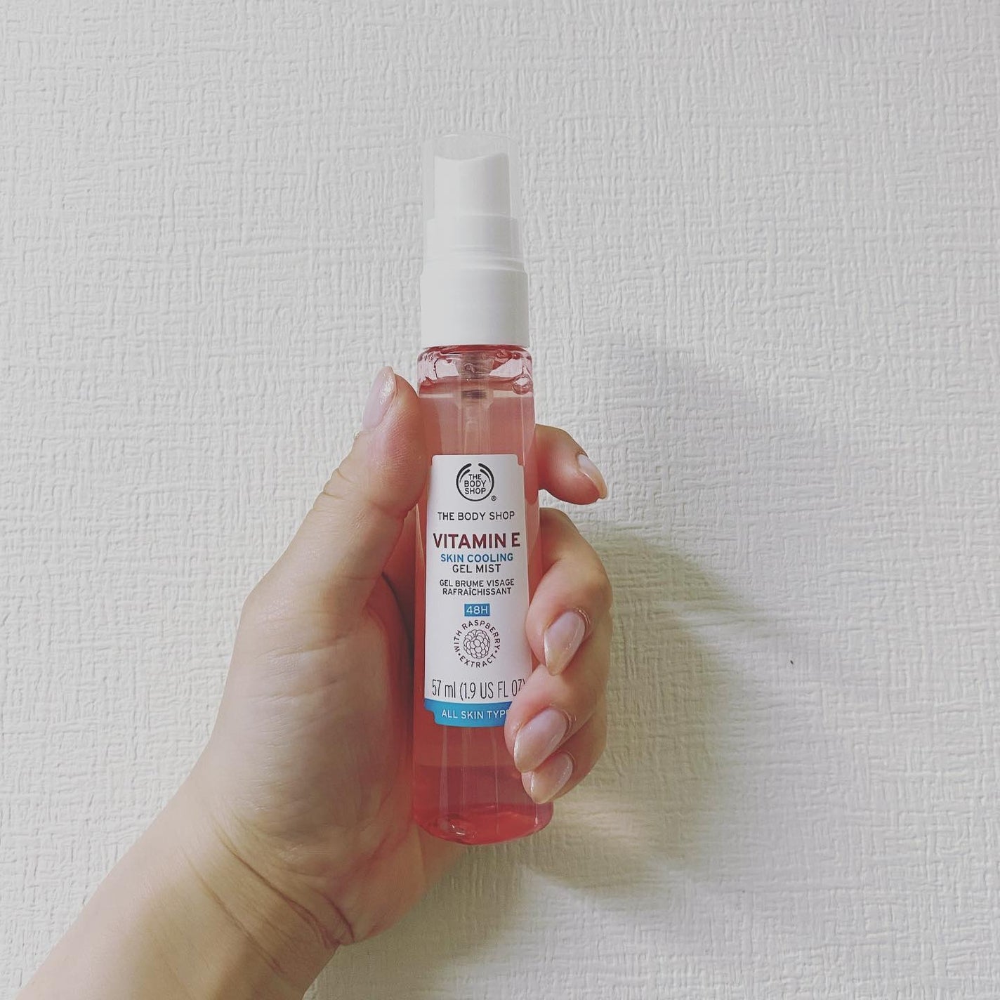 VE スキンクーリング ジェルミスト/THE BODY SHOP/ミスト状化粧水を使ったクチコミ(1枚目)