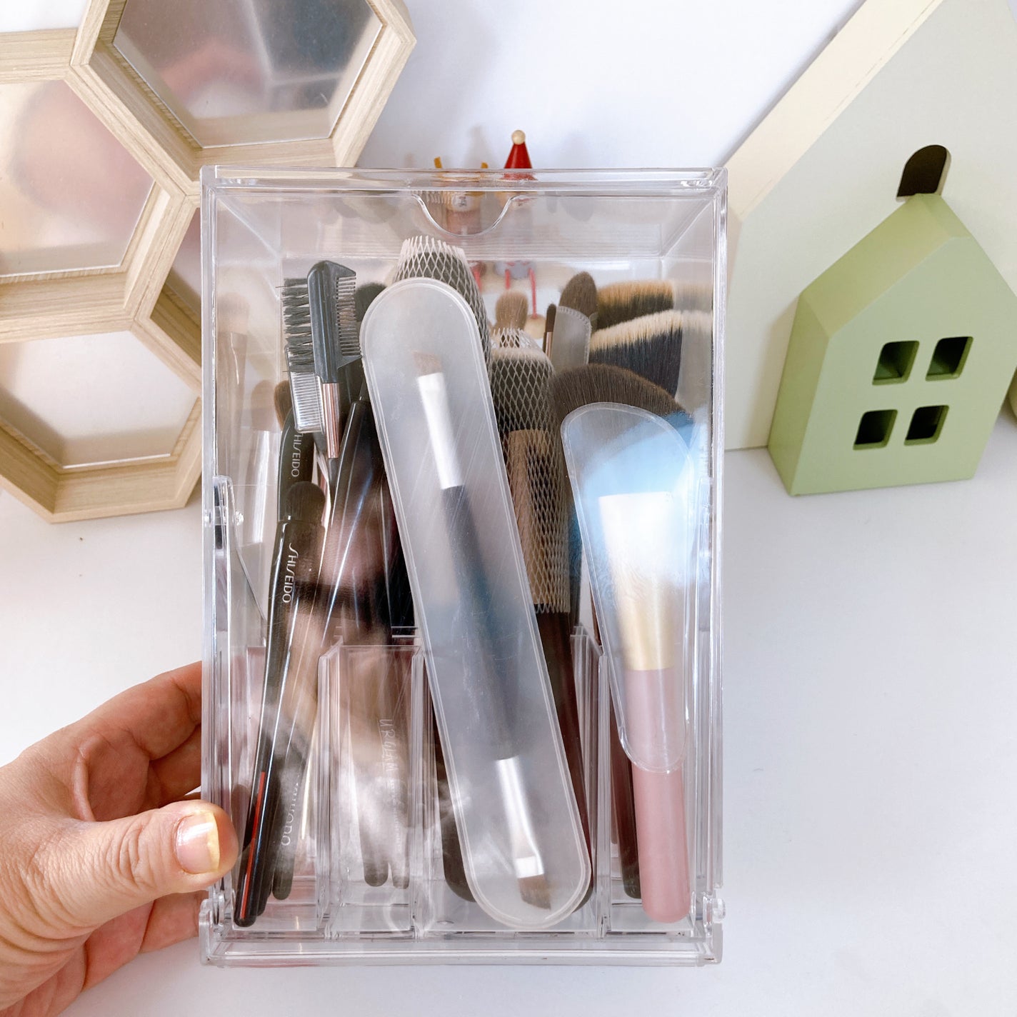 アクリルケース 蓋付き/DAISO/その他を使ったクチコミ(6枚目)