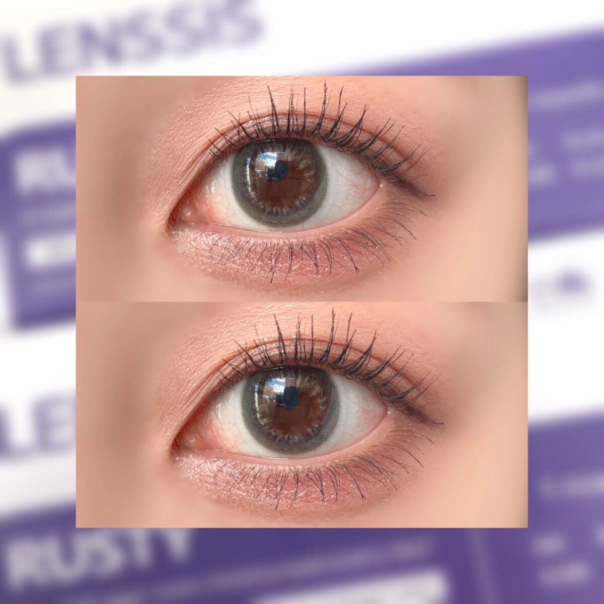 ラスティシリーズ/LENSSIS/カラーコンタクトレンズを使ったクチコミ(2枚目)