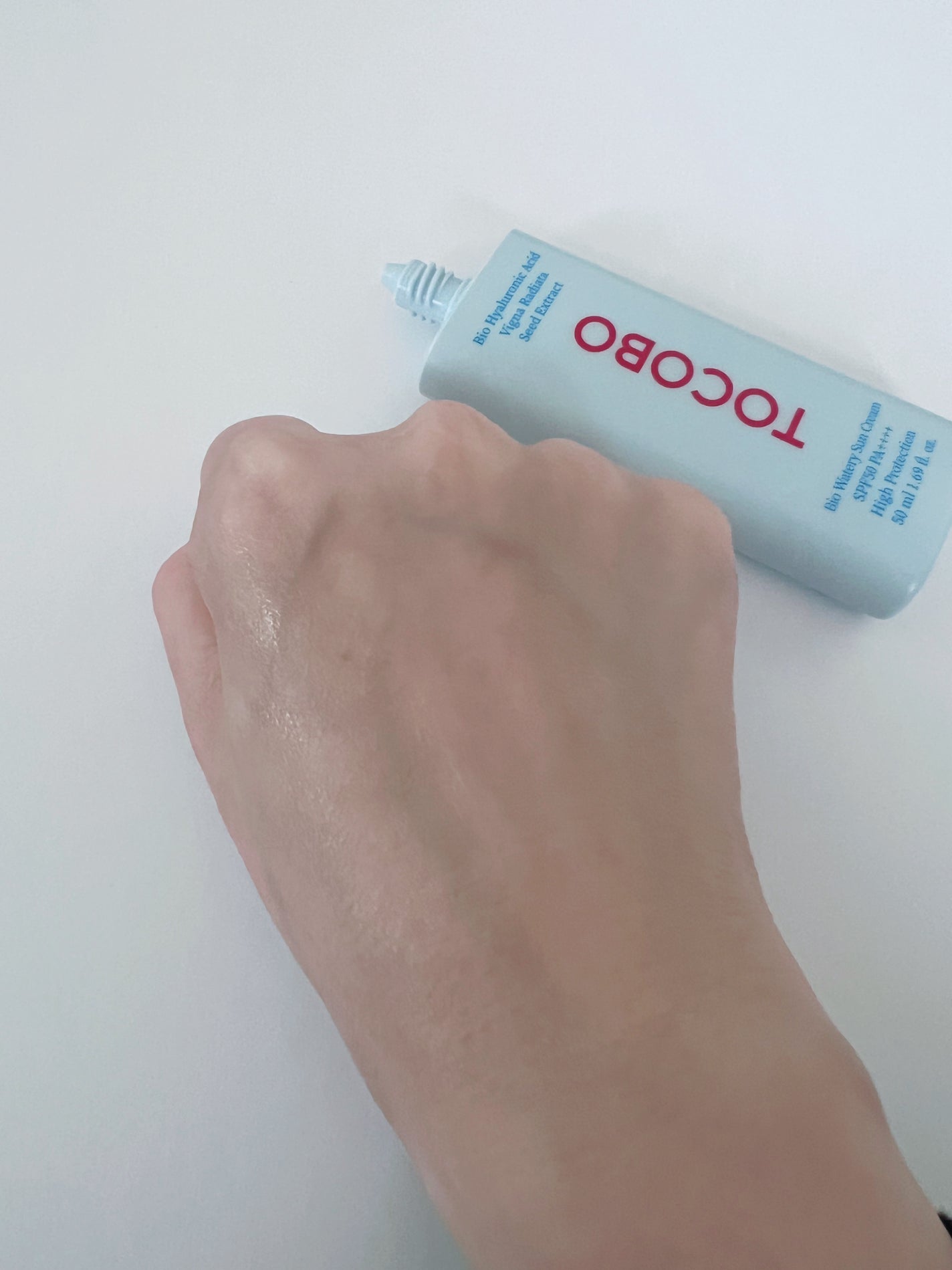 バイオウォータリーサンクリーム/TOCOBO/日焼け止めクリームを使ったクチコミ(4枚目)