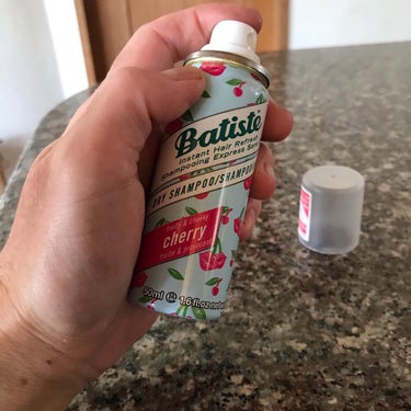 バティスト フレグランスドライシャンプー CHのクチコミ「パッケージかかわいいBatiste(バティスト)チェリーフレーバーのミニサイズを初めて使いまし.....」（1枚目）