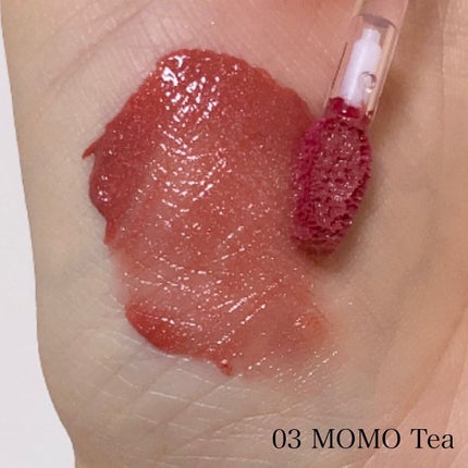 きらグロッシーティント 03 ももティー/CipiCipi/リップティントを使ったクチコミ(3枚目)