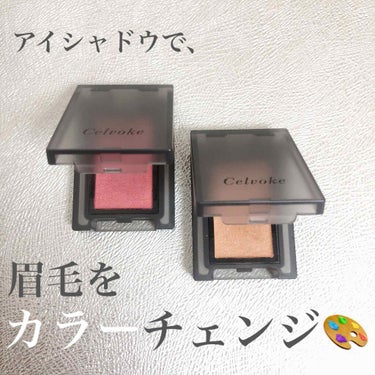 セルヴォーク ヴォランタリー アイズ 26 カッパーレッド/Celvoke/パウダーアイシャドウを使ったクチコミ（1枚目）