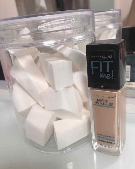 メイクアップスポンジバリューパック13P ウェッジ/DAISO/パフ・スポンジを使ったクチコミ(1枚目)