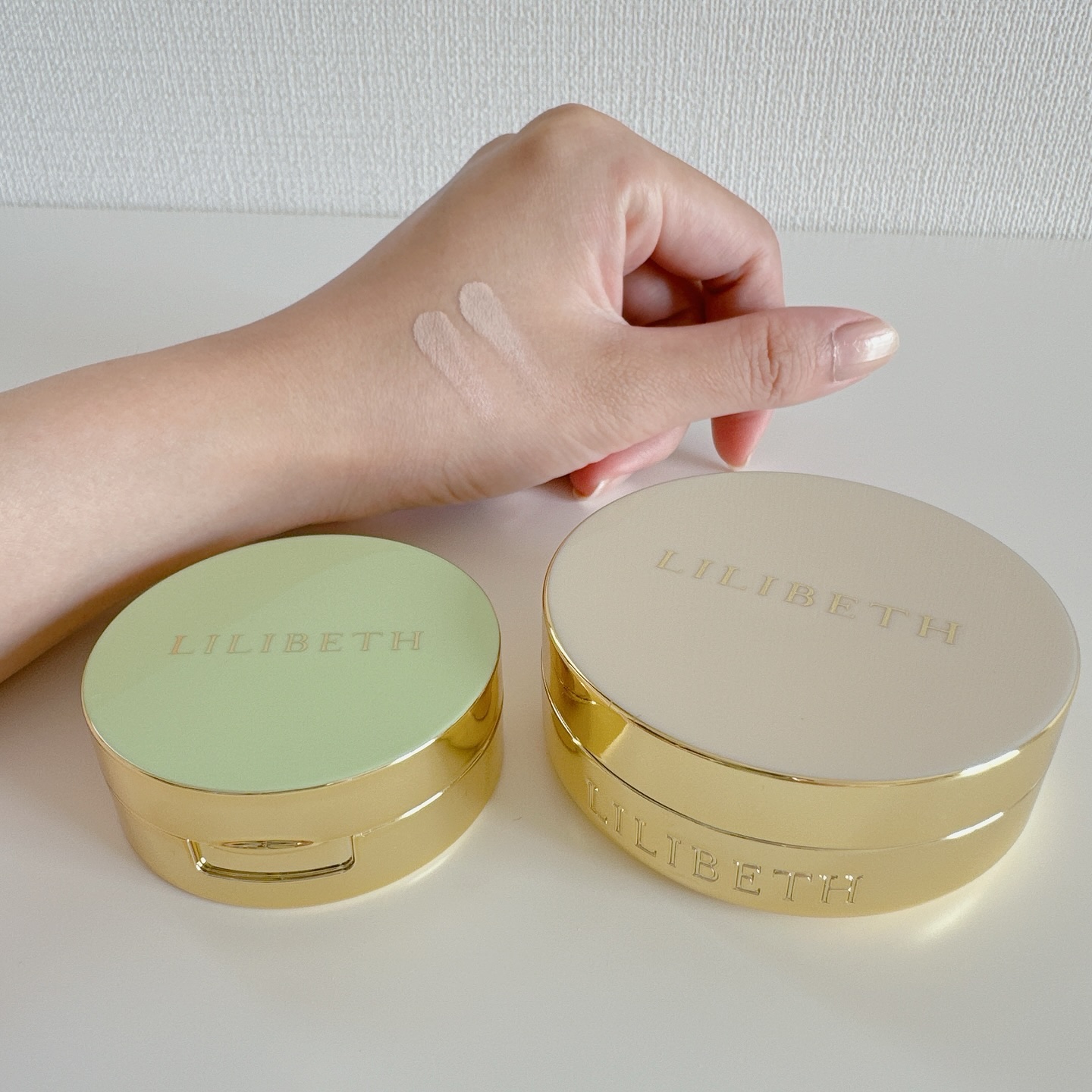 パーフェクティングフィッティング フルカバレッジクッション 23号 ロージーバニラ /LILIBETH/クッションファンデーションを使ったクチコミ（1枚目）