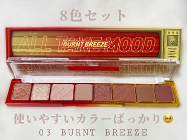 オール テイク ムード パレット 03 BURNT BREEZE/PERIPERA/アイシャドウパレットを使ったクチコミ（2枚目）