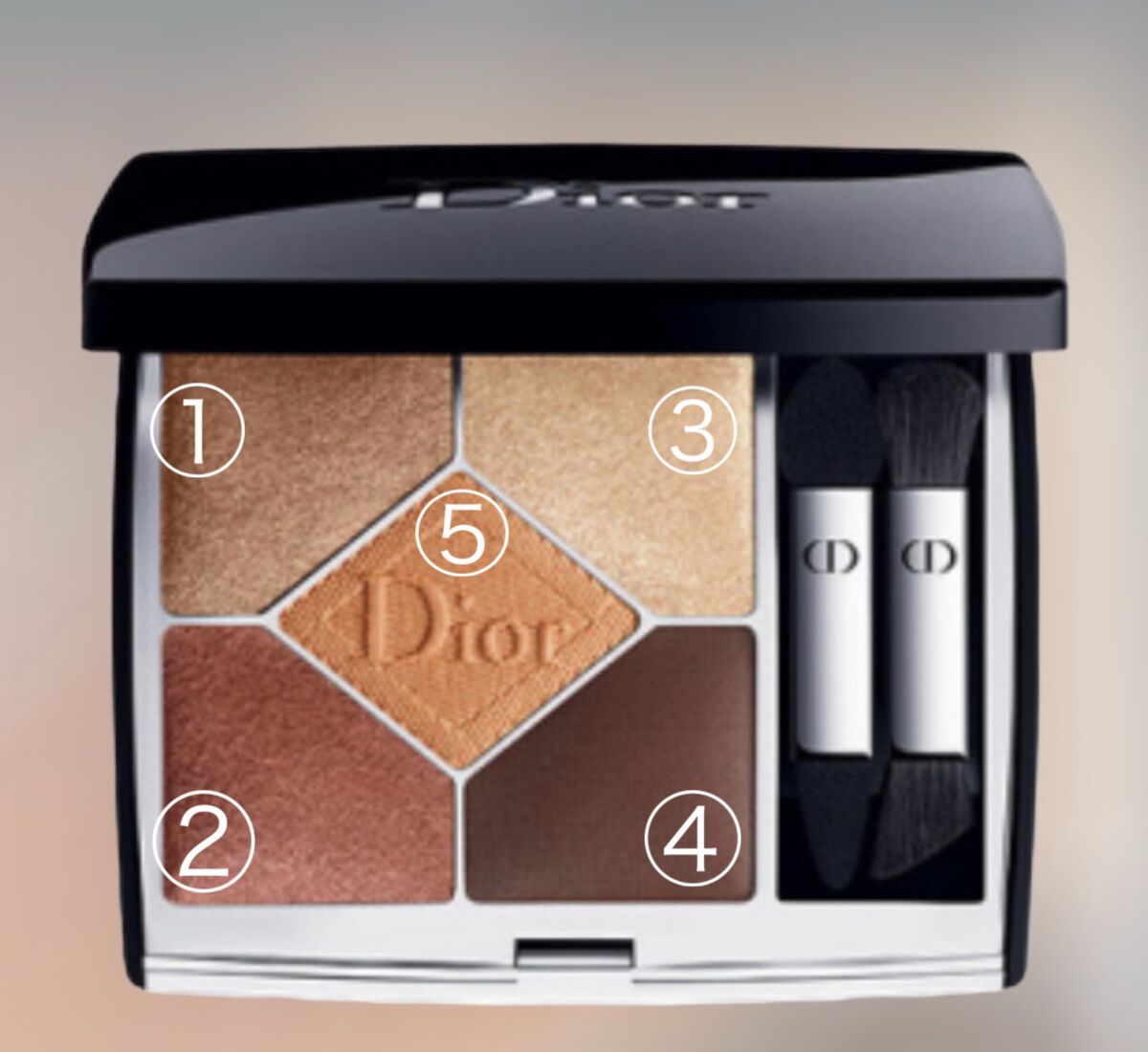 【旧】サンク クルール クチュール/Dior/アイシャドウパレットを使ったクチコミ(2枚目)