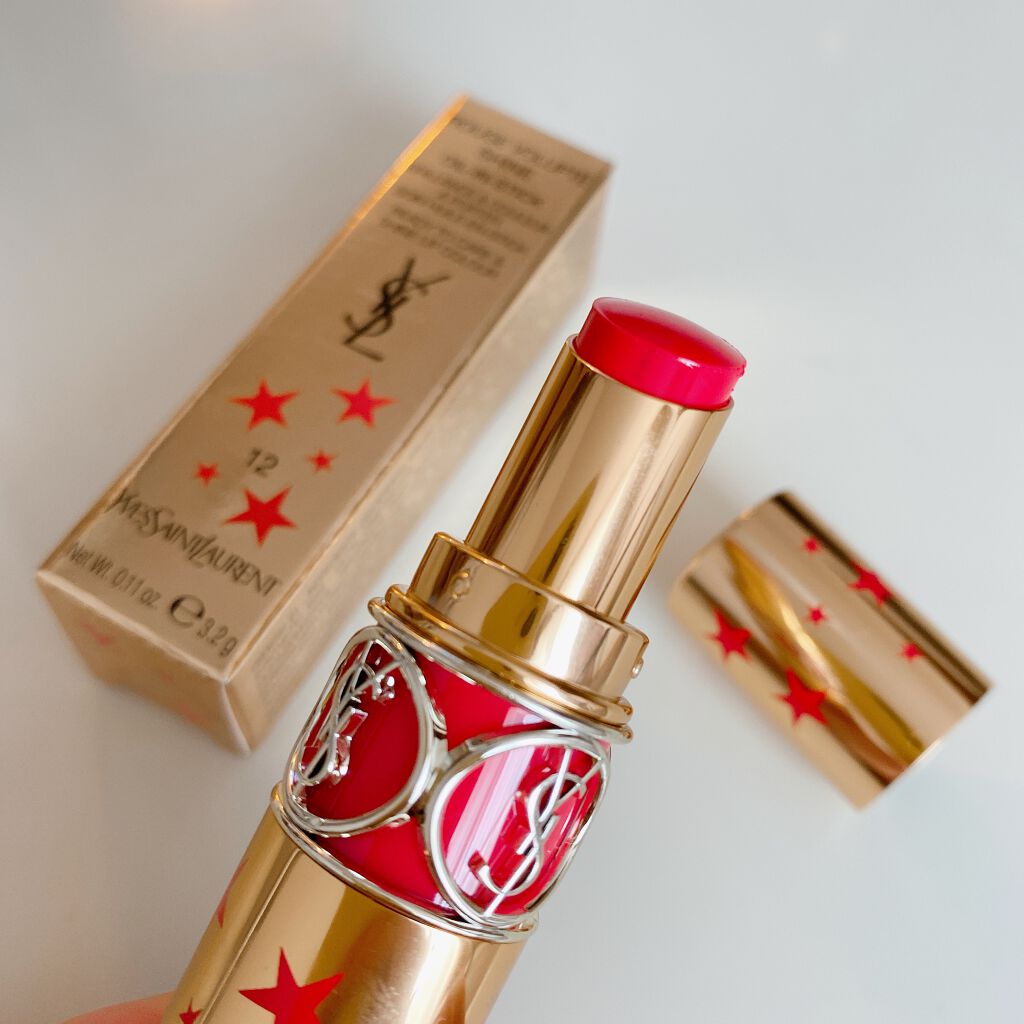 ルージュ ヴォリュプテ シャイン/YVES SAINT LAURENT BEAUTE/口紅を使ったクチコミ（1枚目）