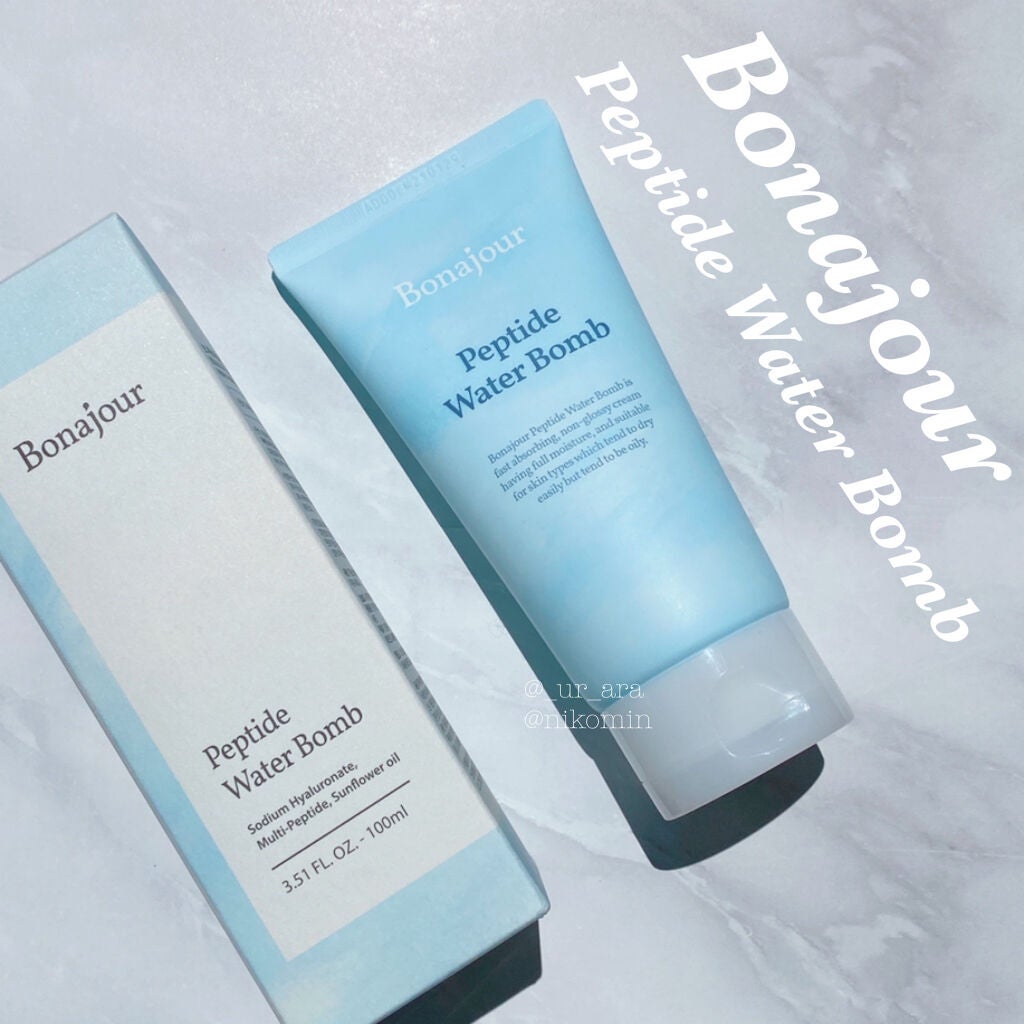 ペプチドウォーターボム/Bonajour/フェイスクリームを使ったクチコミ(1枚目)