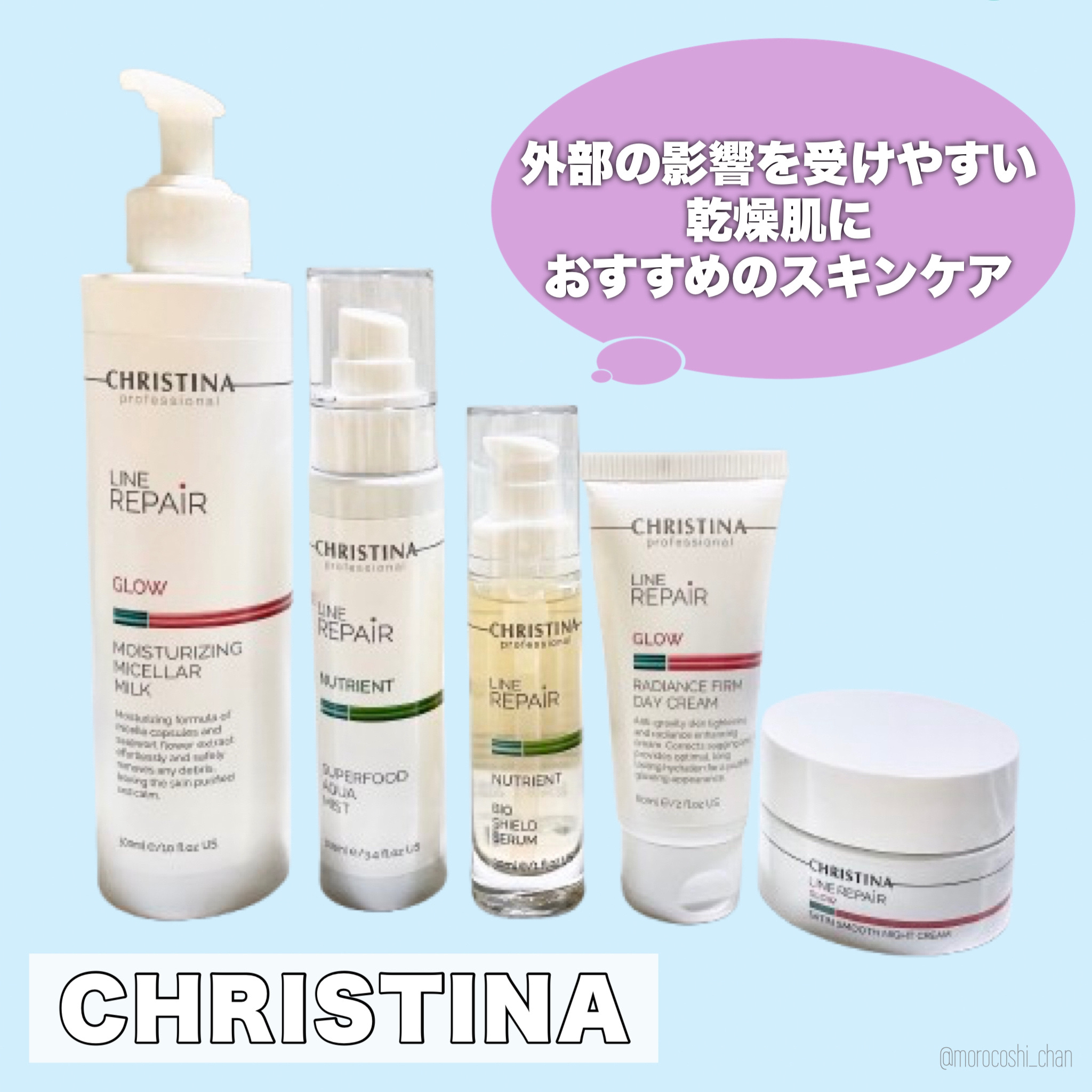 LINE REPAIR  GLOW  MOISTURIZING MICELLAR MILK/CHRISTINA/ミルククレンジングを使ったクチコミ（1枚目）