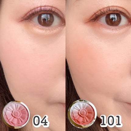 ジルスチュアート パステルペタル ブラッシュ/JILL STUART/パウダーチークを使ったクチコミ(4枚目)