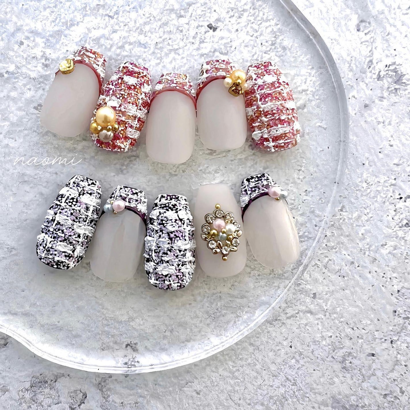 naomi on LIPS 「ツイード🧶先日発売のRuseleパールシリーズ❤︎soldou..」(1枚目)