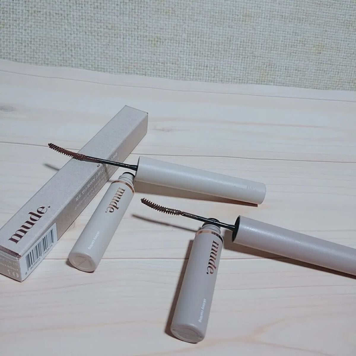 スキニーマスカラ/mude/マスカラを使ったクチコミ(1枚目)
