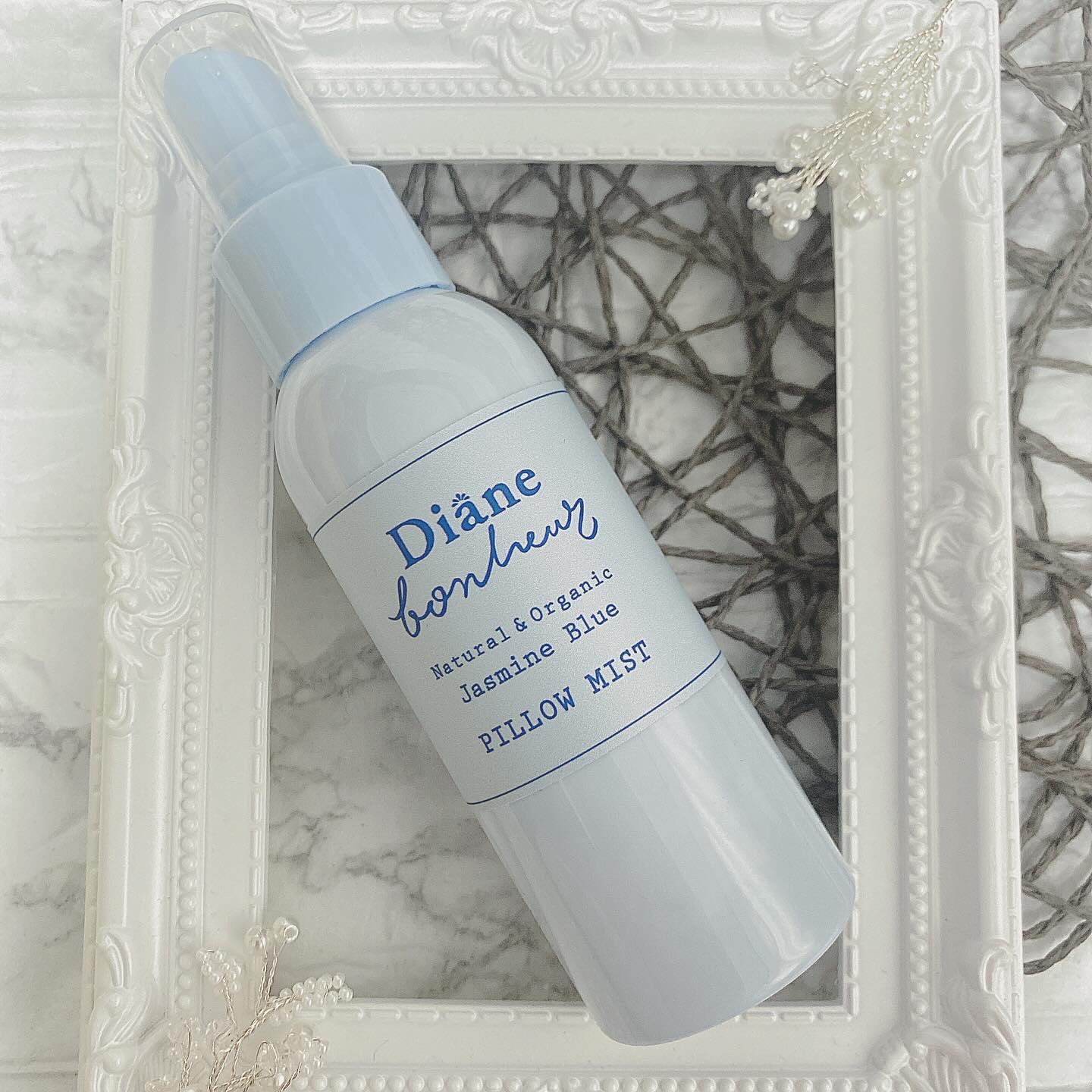 ダイアンボヌール おやすみピローミスト ジャスミンブルーの香り/ダイアン/ファブリックミストを使ったクチコミ（1枚目）