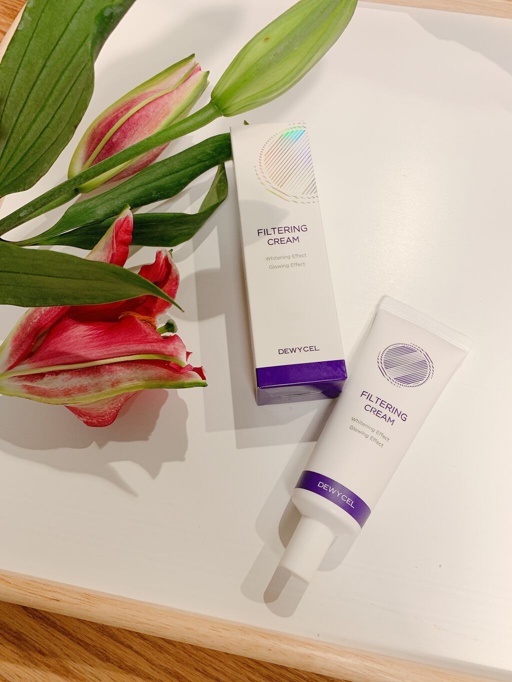 フィルタリングクリーム/DEWYCEL/日焼け止めクリームを使ったクチコミ（1枚目）