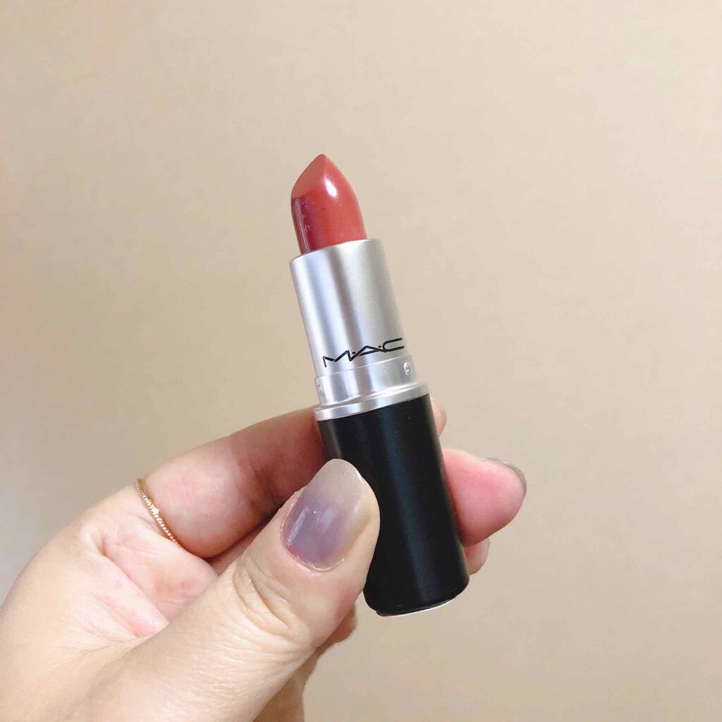 リップスティック スモークド アーモンド/M・A・C/口紅を使ったクチコミ（2枚目）