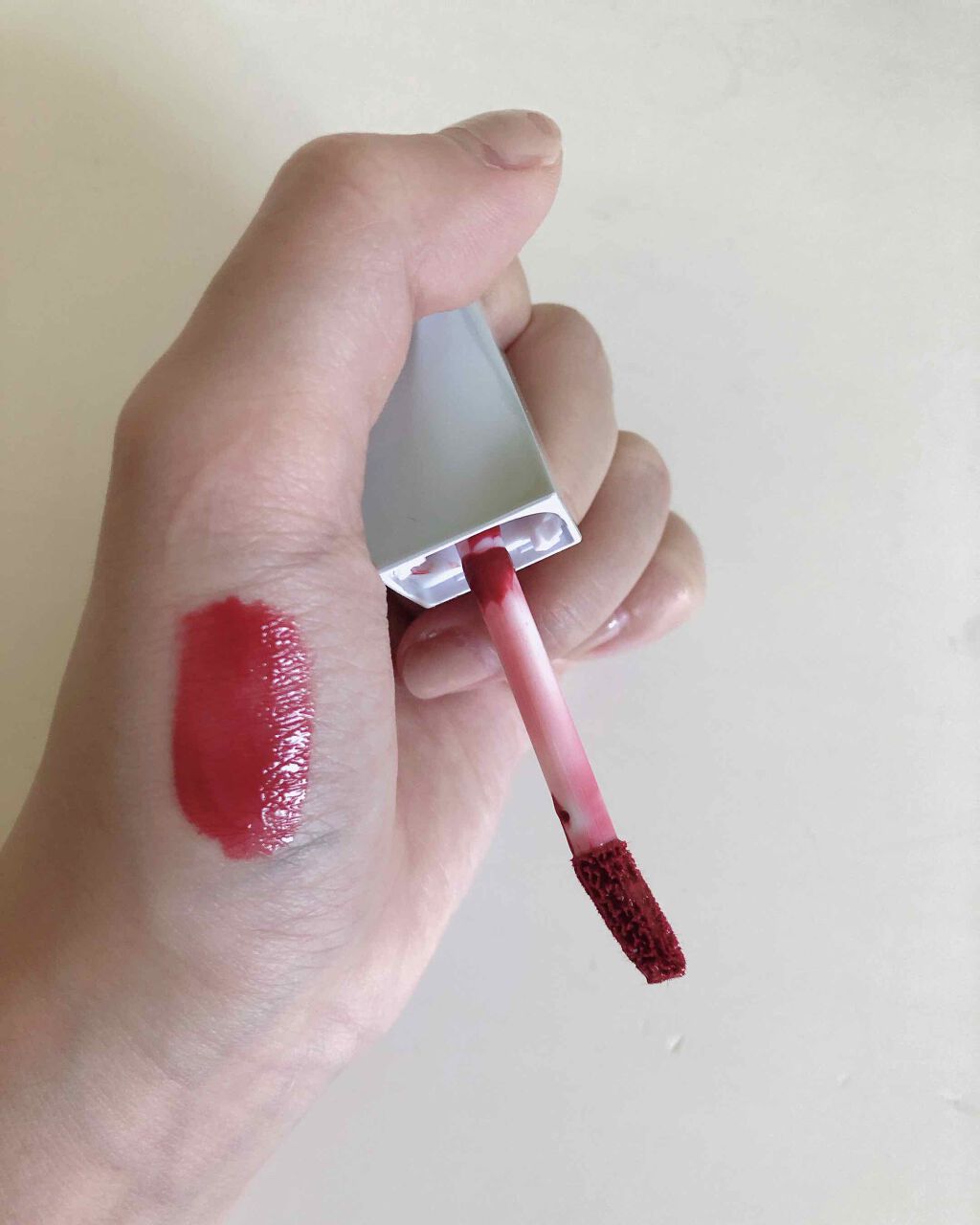 ムードインハンサーリキッドグロウ/hince/口紅を使ったクチコミ(2枚目)