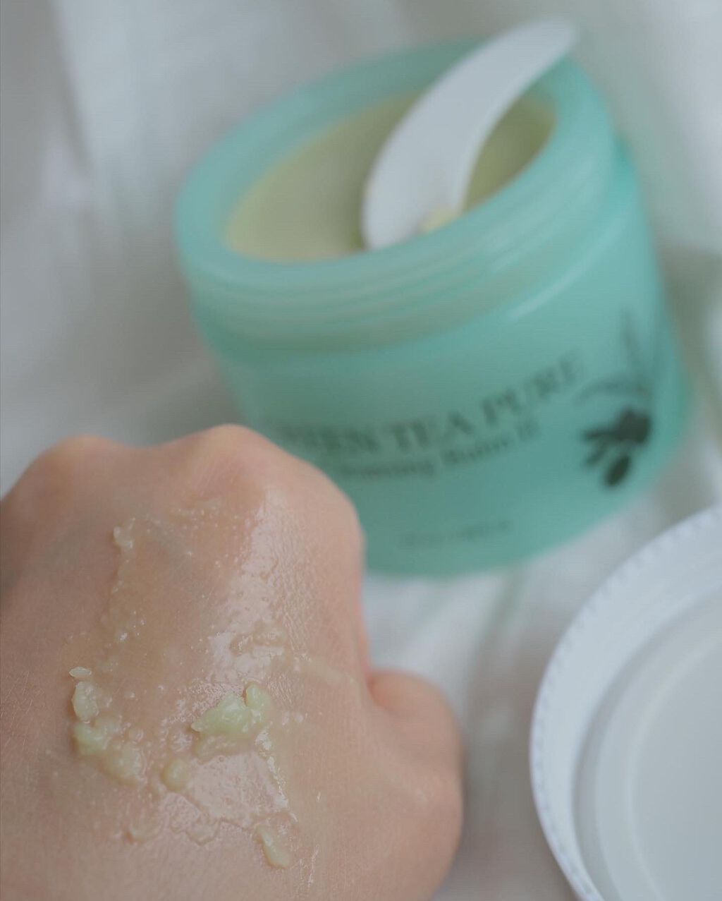 グリーンティーピュアクレンジングバームⅡ/YADAH/クレンジングバームを使ったクチコミ（3枚目）