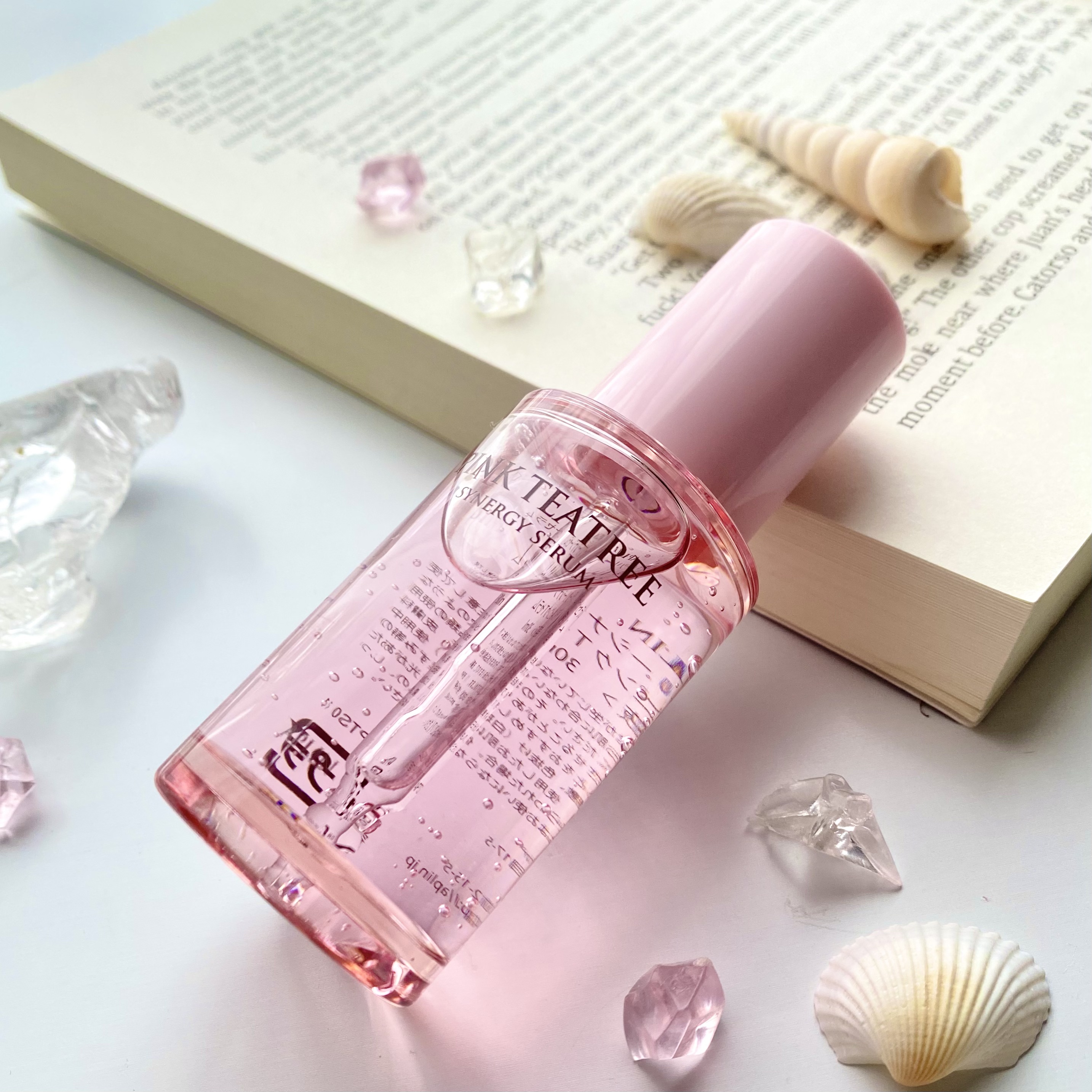 ピンクティーツリーシナジーセラム/APLIN/美容液を使ったクチコミ（3枚目）