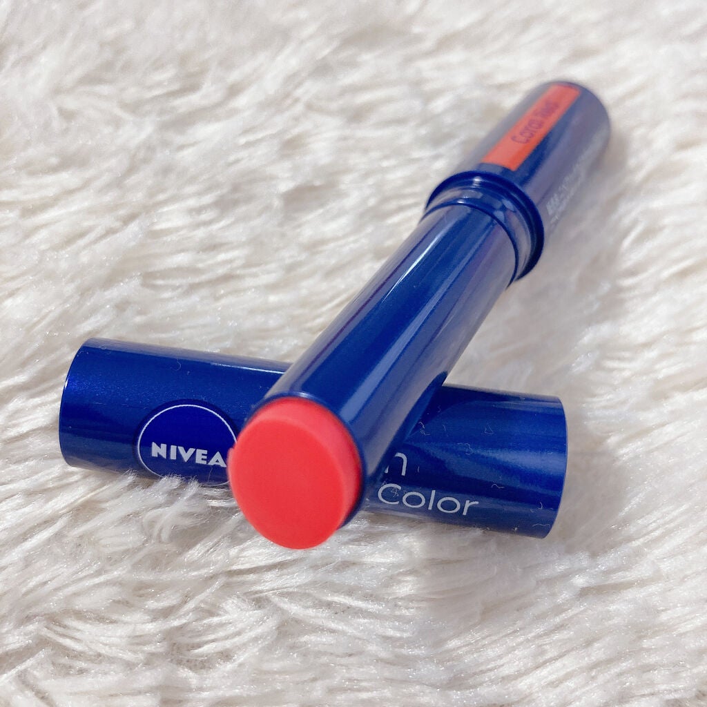 ニベア リッチケア&カラーリップ/ニベア/リップクリームを使ったクチコミ(3枚目)