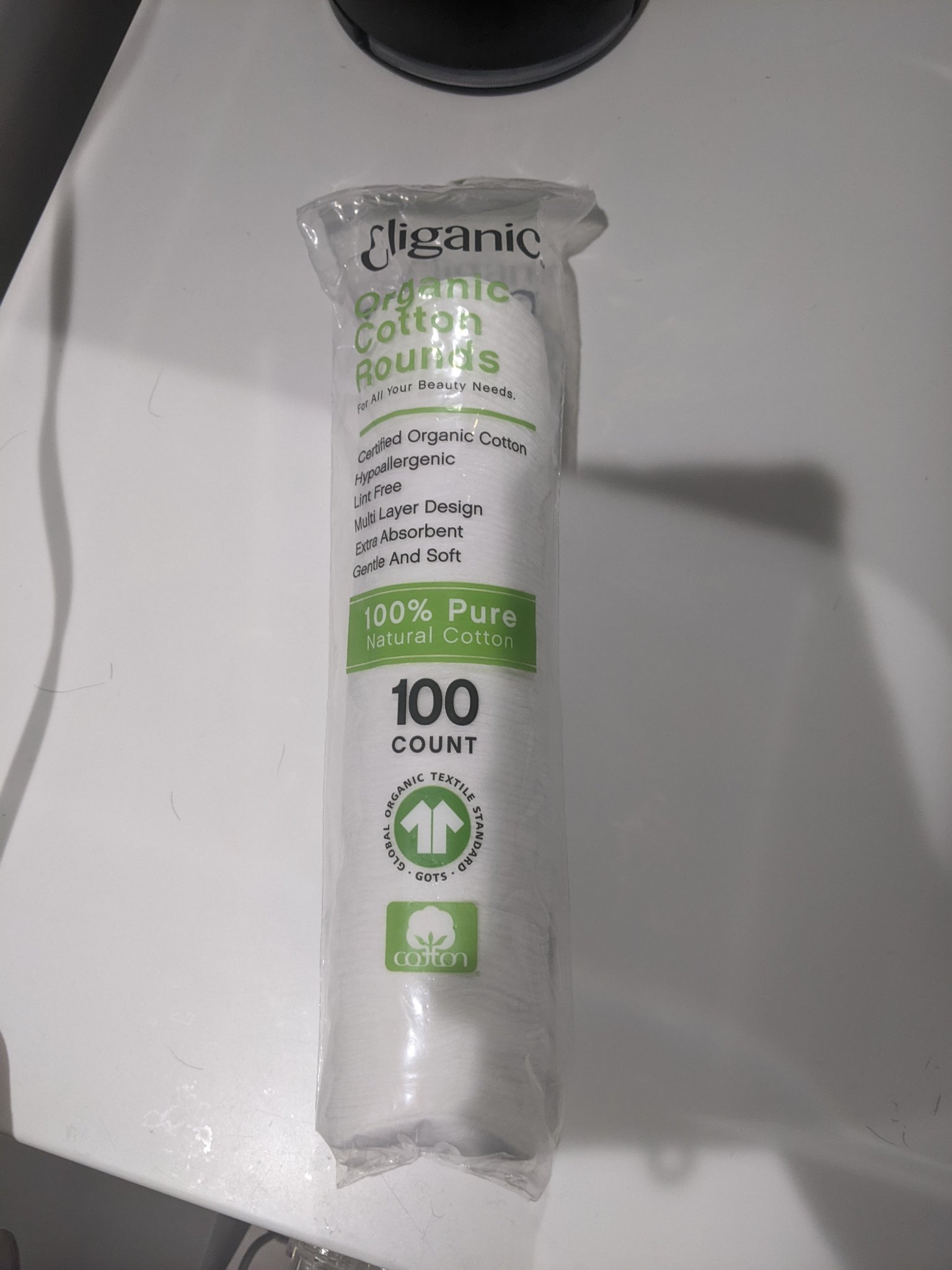 Cliganic 円形オーガニックコットン