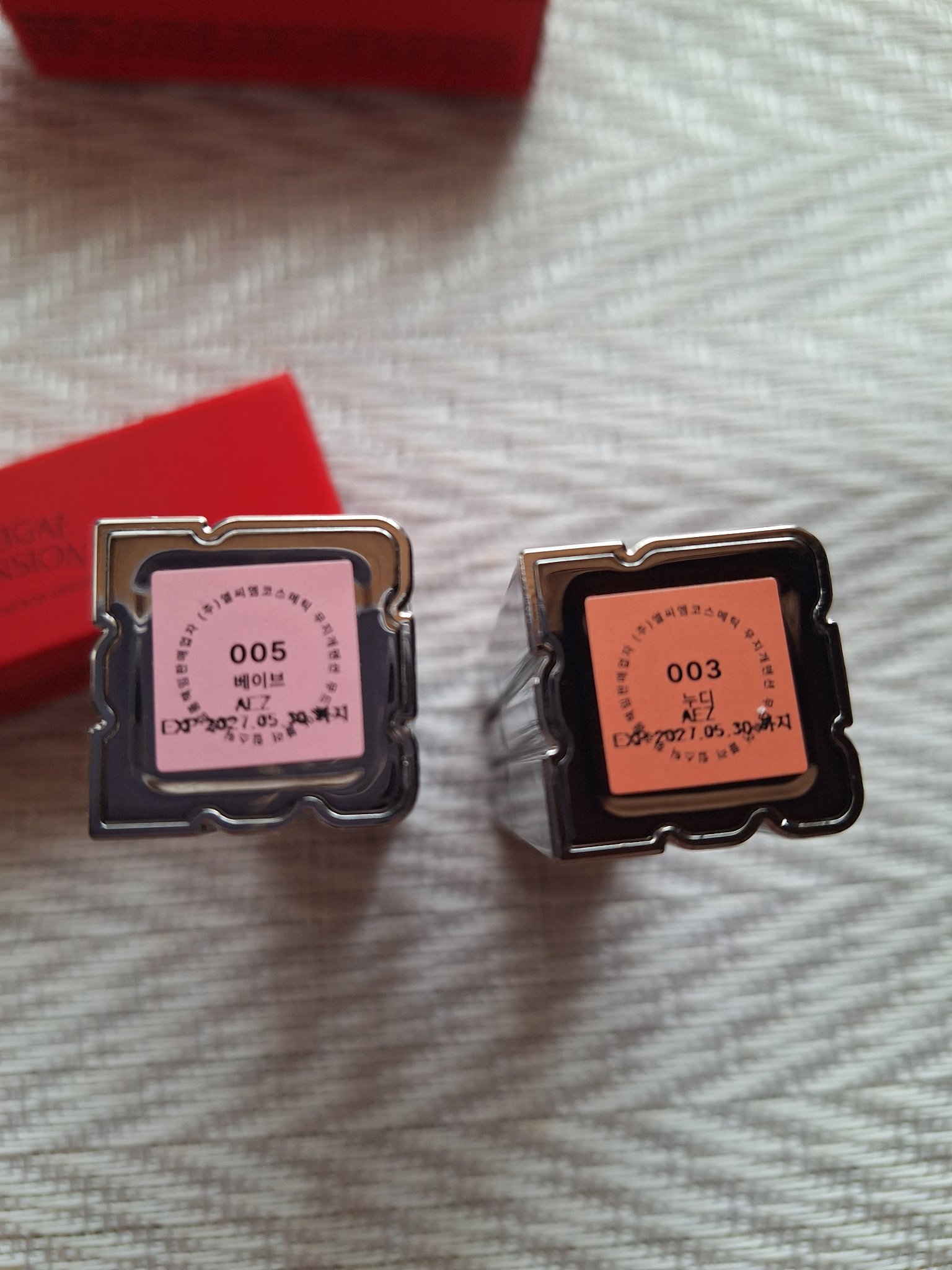 ムードウェアブラーリップスティック 003 Nuddy/MUZIGAE MANSION/口紅を使ったクチコミ（2枚目）