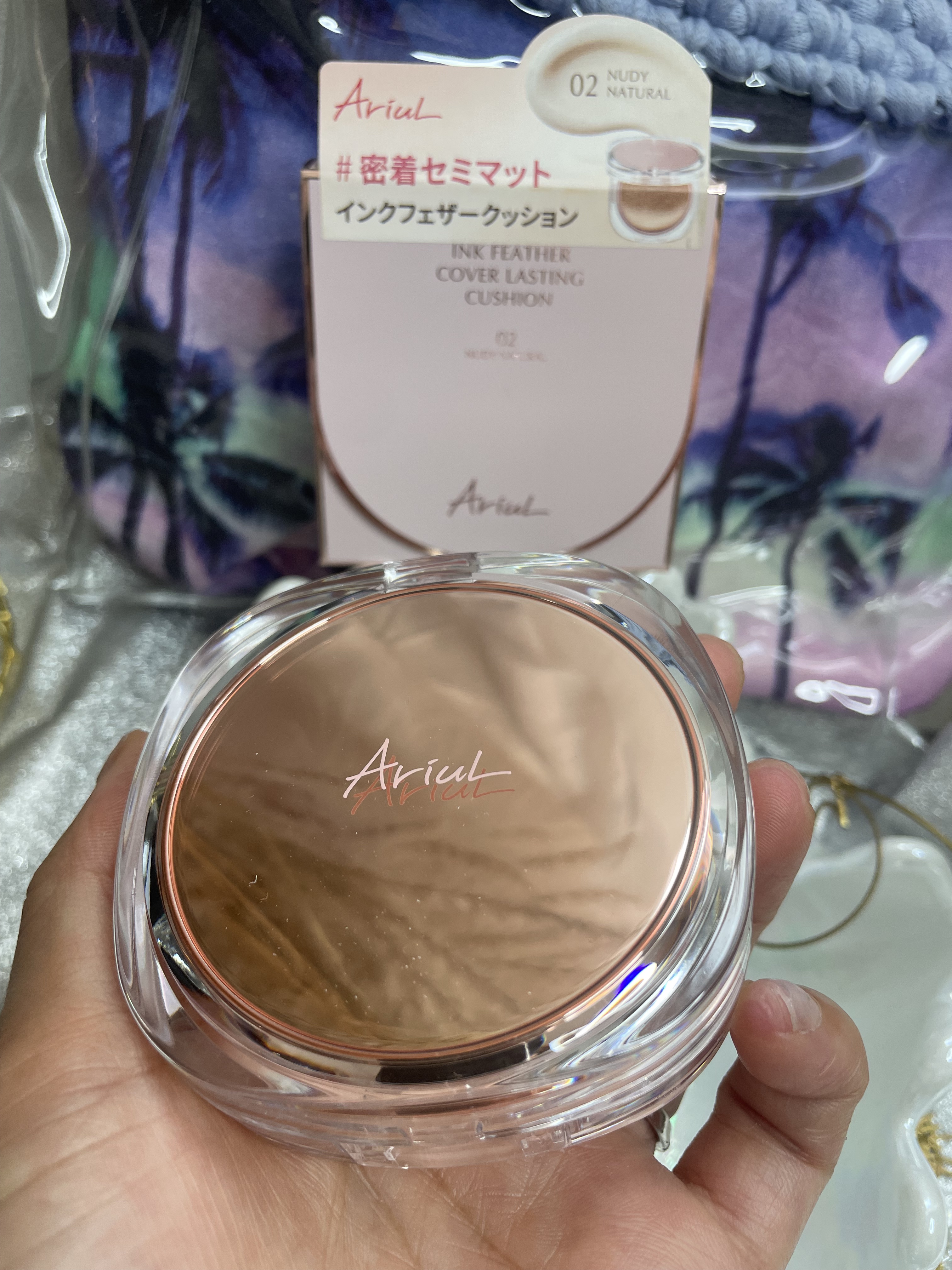 アリウル インクフェザーカバーラスティングクッション/Ariul/クッションファンデーションを使ったクチコミ（2枚目）
