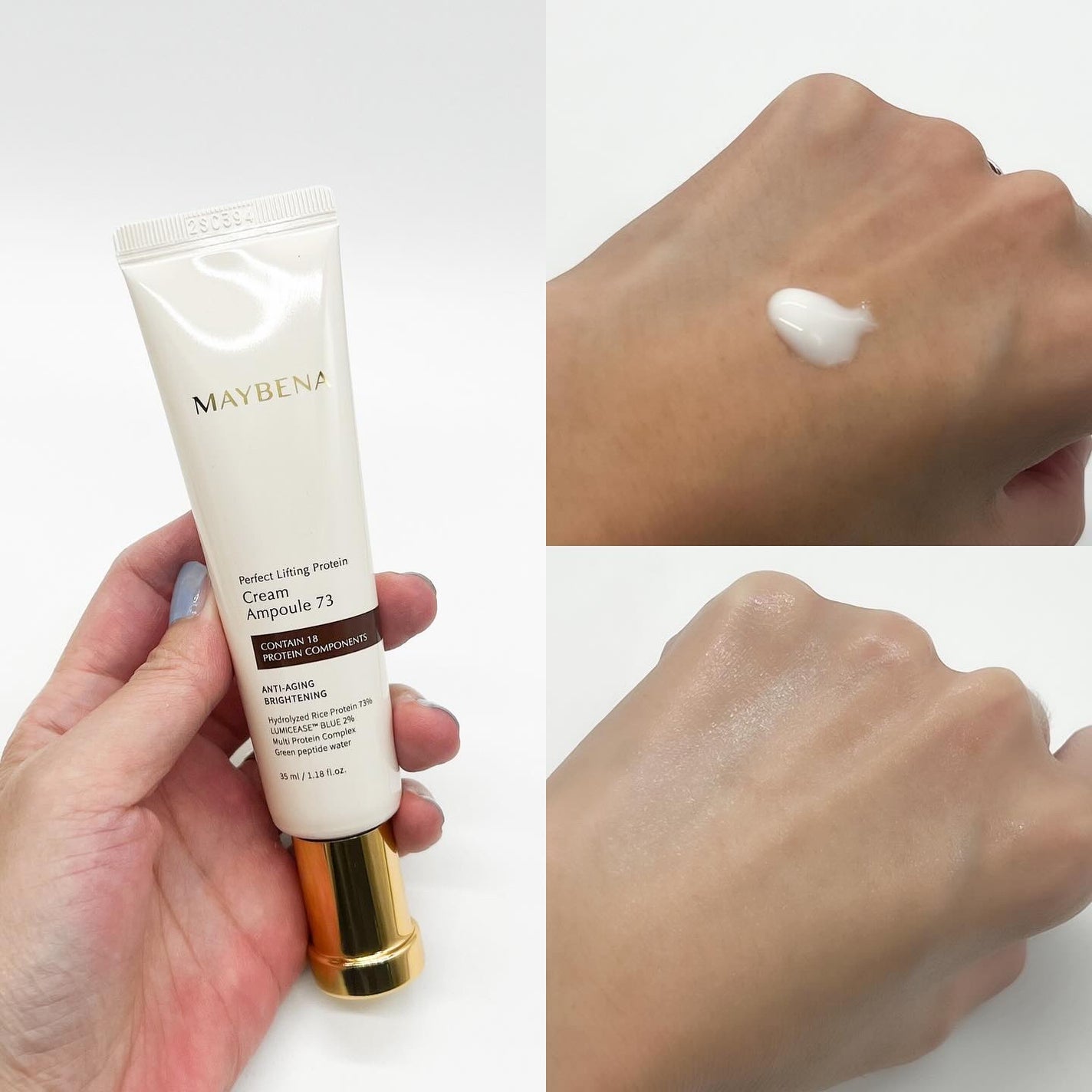 73シワクリーム/MAYBENA/フェイスクリームを使ったクチコミ(5枚目)