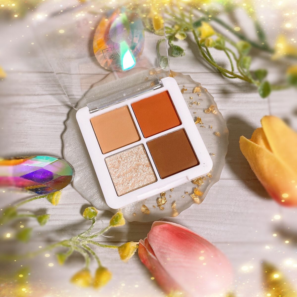 プチポケットアイシャドウパレット/SO GLAM/アイシャドウパレットを使ったクチコミ(5枚目)