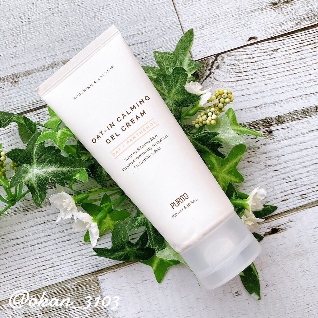 オーツインカーミングジェルクリーム/PURITO/フェイスクリームを使ったクチコミ（1枚目）