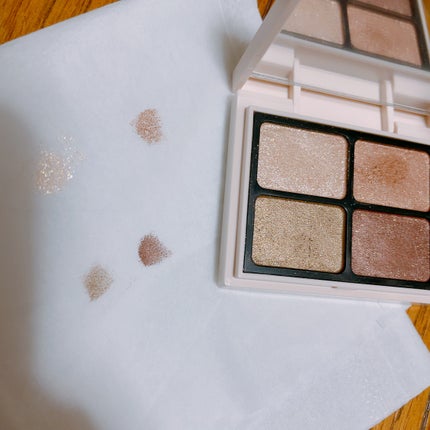 ニュアンスカラーアイズ 03 マホガニーピンクブラウン/Enamor/アイシャドウパレットを使ったクチコミ(3枚目)