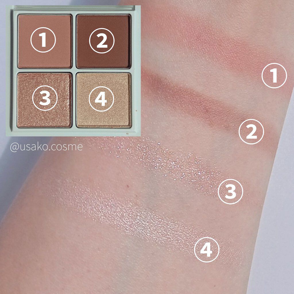 THE アイパレR/b idol/アイシャドウパレットを使ったクチコミ（3枚目）